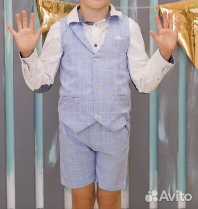 Костюм жилетка и шорты