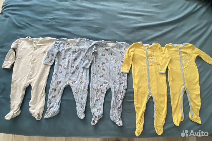Слипы одежда на мальчика пакетом 62 68