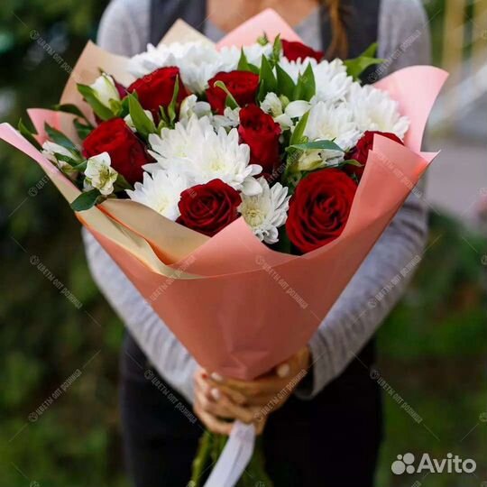 Букет сборный цветы