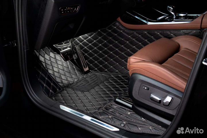 3D Коврики Exeed Салон Багажник из Экокожи