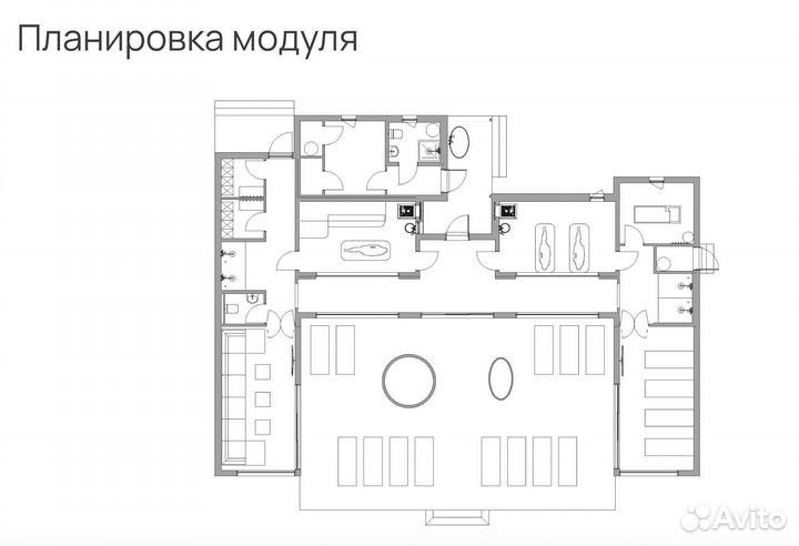 Модульная баня 141 м2 от производителя