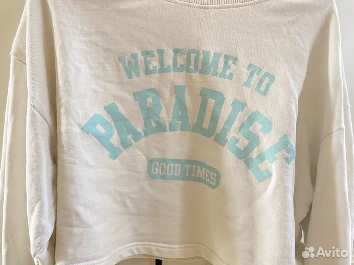 Укороченный свитшот