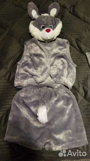 Новогодний костюм зайца с 4 до 7 лет