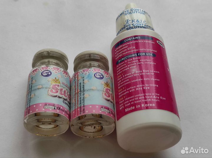 Линзы контактные цветные