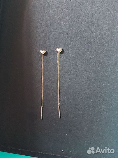 Золотые серьги