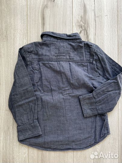 Джинсовая рубашка hm 116