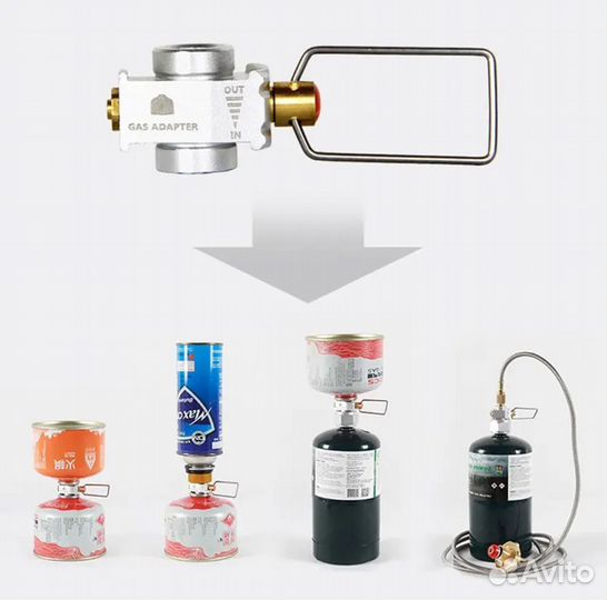 Переходник для заправки газовых баллонов