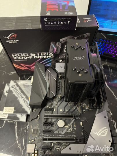 Комплект i7-8700k + z370-f