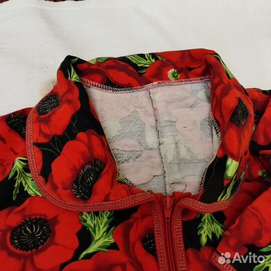 Халат женский футер с начёсом, фланелевый