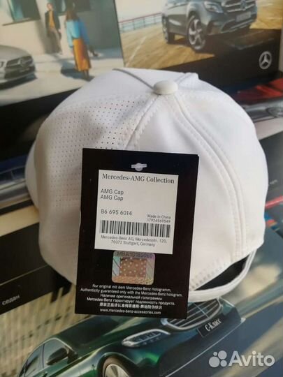 Кепка. Бейсболка Mercedes-AMG Cap, White