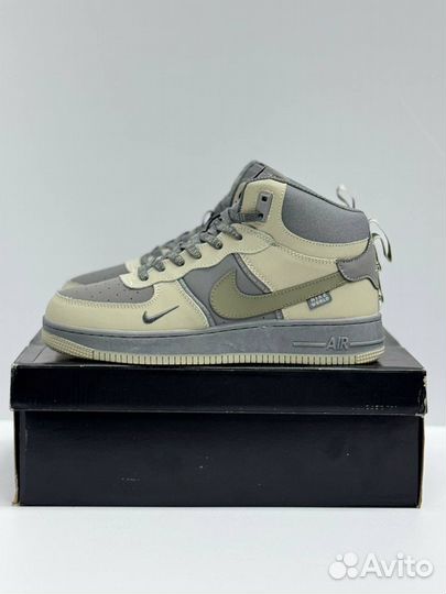 Кроссовки Nike AIR Force 1 mid с мехом