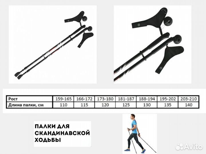Скандинавские палки, ходьба скандинавская,Новые
