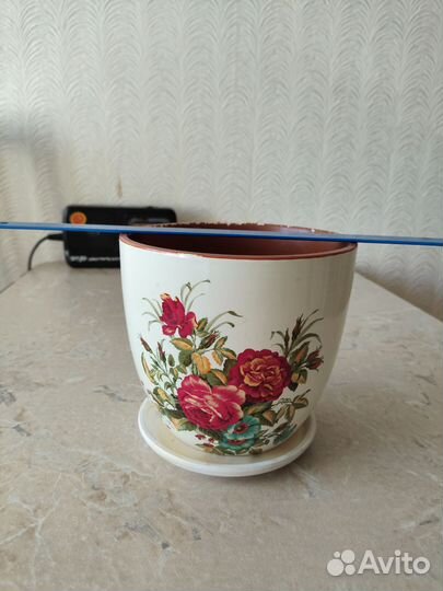 Горшок для цветов керамика