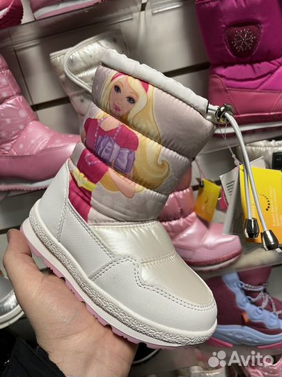 Детские зимние дутики на девочку