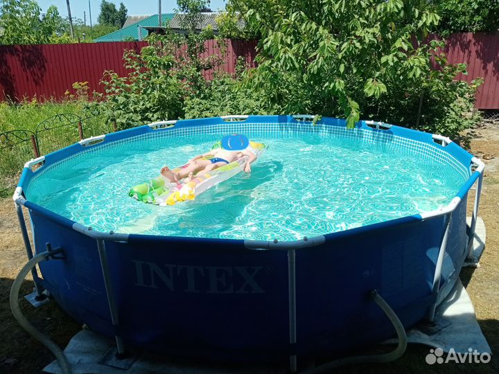 Каркасный бассейн 366х76 б/у