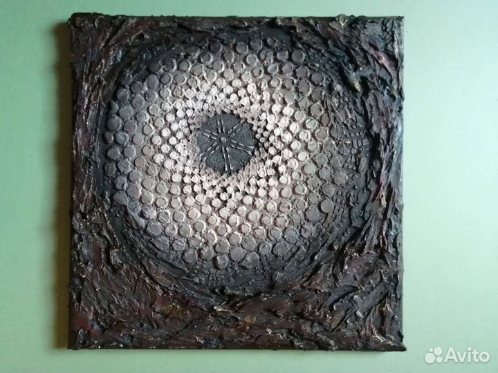 Интерьерная фактурная картина 40х40 см