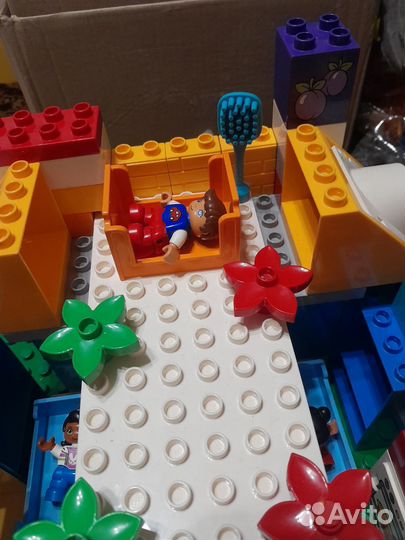 Lego duplo дом и машина