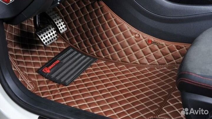 Автомобильные коврики экокожа 5D