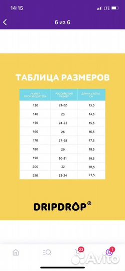 Резиновые сандали тапочки 21-22