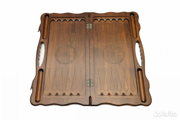 Нарды и шашки резные Путеводная звезда 60 х 66 см бук Армения 62741