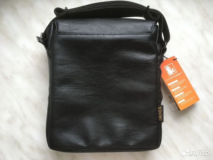 Мужская кожаная сумка через плечо