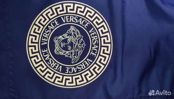 Шорты мужские Versace синие новые оригинал