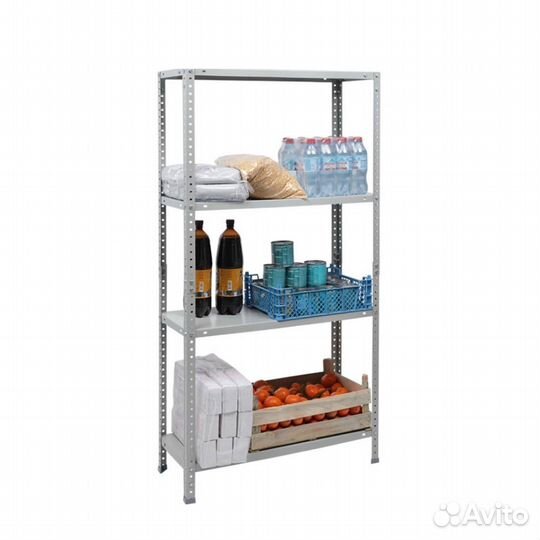 Стеллаж ES 150KD/75Х30/4 оцинкованный