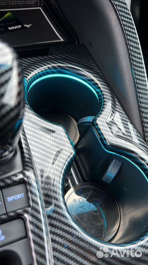 Подсветка в подстаканник toyota camry 70