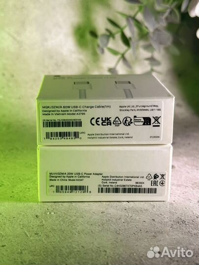 Оригинальная зарядка iPhone 15/16