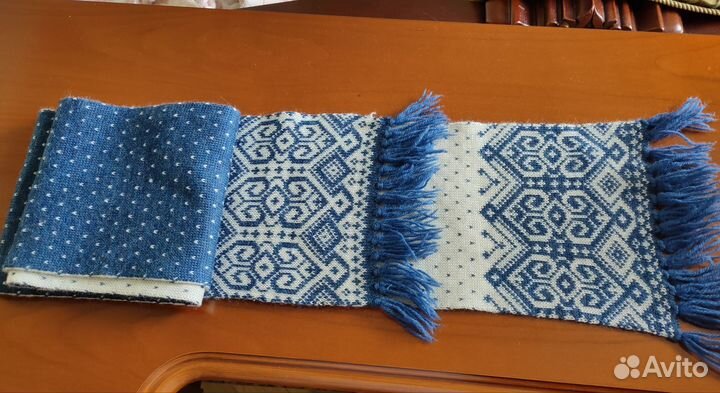 Норвежский шарф шерсть100%