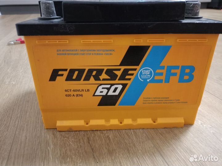 Аккумулятор автомобильный 60 ач бу