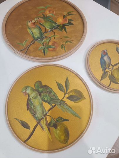 Картина маслом Неразлучники