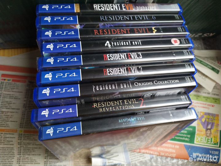 Коллекция Resident Evil ps4 8 игр