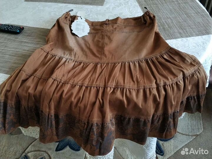 Джинсовая юбка новая 52 размер