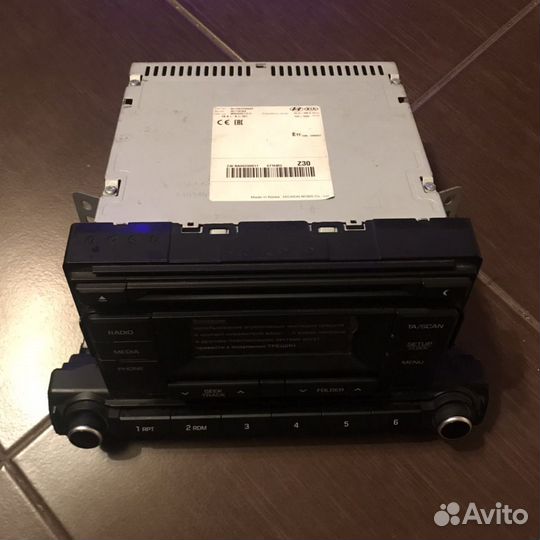 Новая магнитола Hyundai Elantra