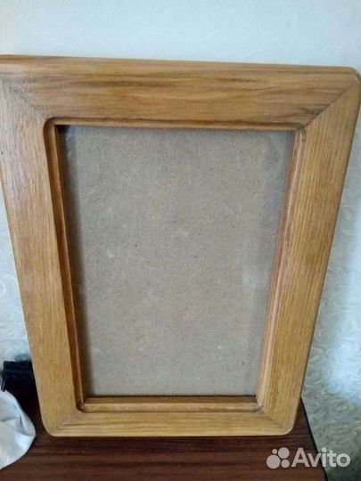 Рамка для фото натуральное дерево