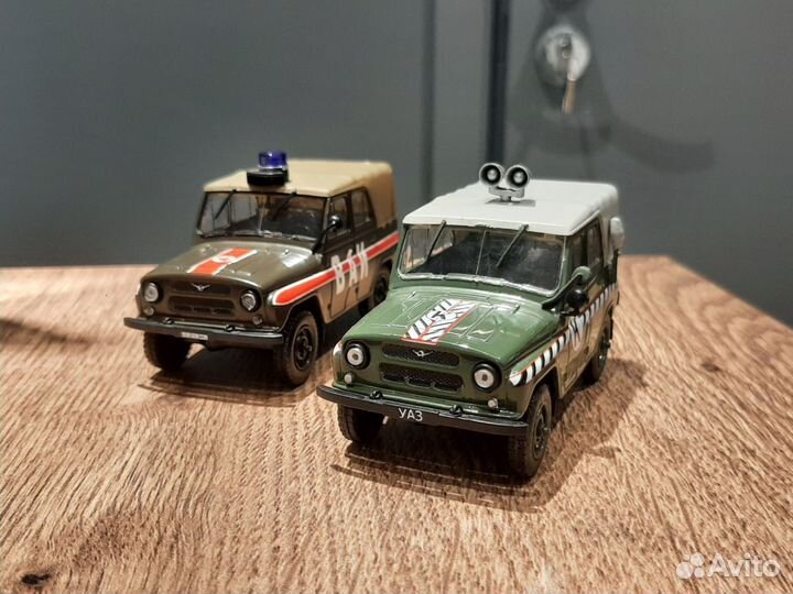 Коллекционные модели УАЗ 469 деагостини 1:43