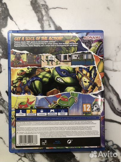 Диск PS4 tmnt The Cowabunga collection