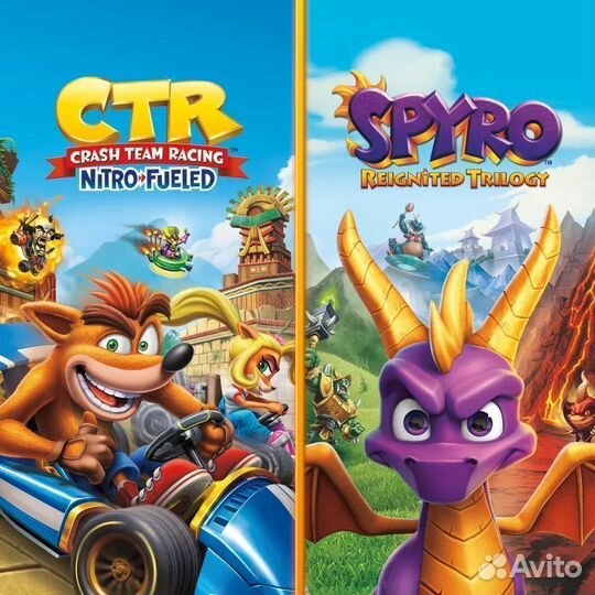 Team Racing Nitro-Fueled + Spyro Game Bundle