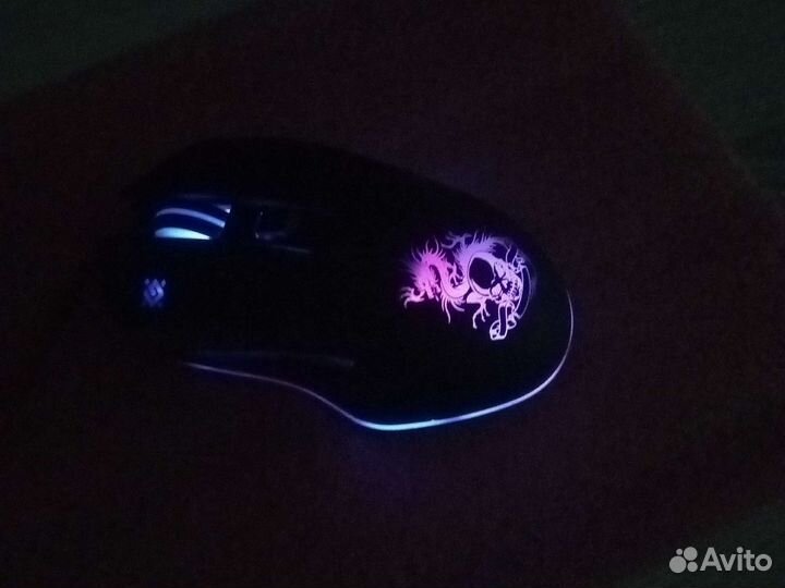 Игровая мышь с подсветкой defender