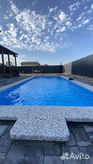 Полипропиленовый бассейн 7м*3м*1,5м