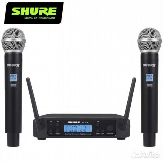 Радиомикрофоны Shure Glxd-4 профессиональные новые