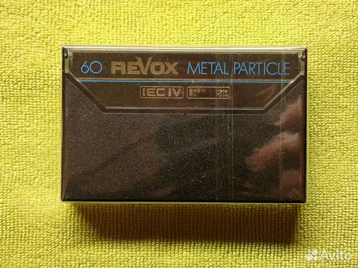 Аудиокассета revox metal particle 60 коллекционная