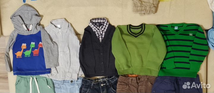 Пакет фирменных вещей на мальчика 80 86
