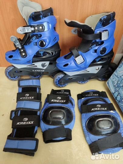 Роликовые коньки детские раздвижные