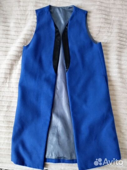 Жилет утепленный женский длинный