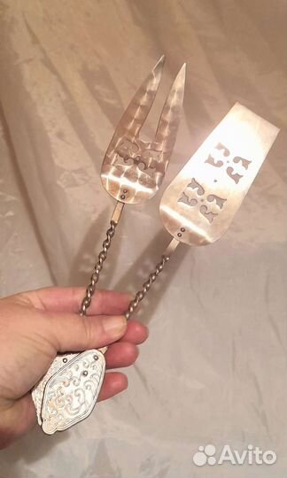 Столовые приборы мельхиор СССР