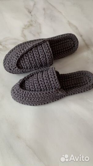 Мюли женские вязаные