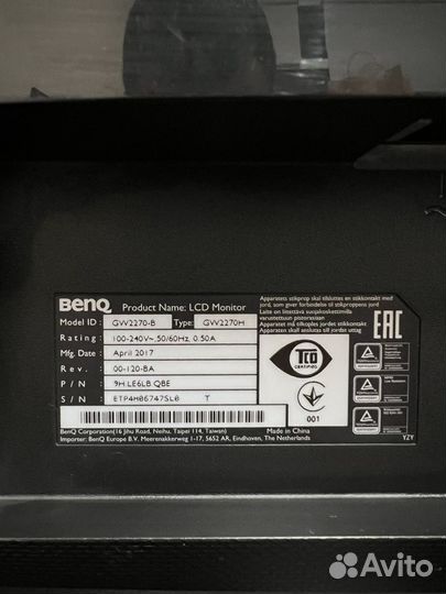 Монитор benq GW2270 21.5