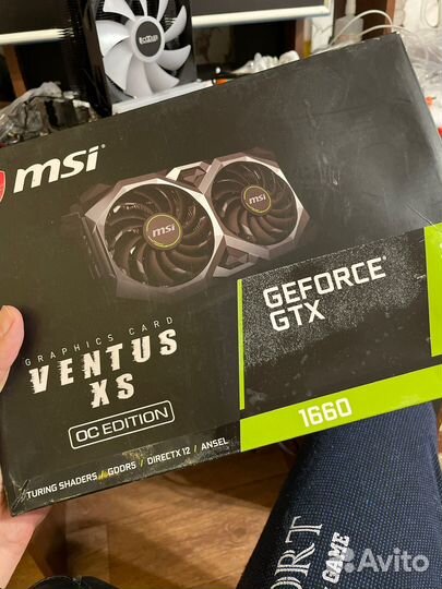 Видеокарта MSI Geforce gtx 1660 Ventus XS